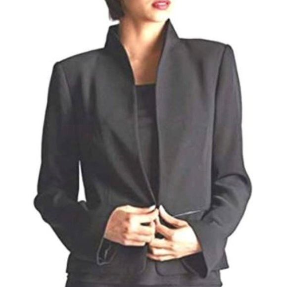 Eileen Fisher Jackets & Blazers - New Eileen Fisher Black Ponte Jacket 1X